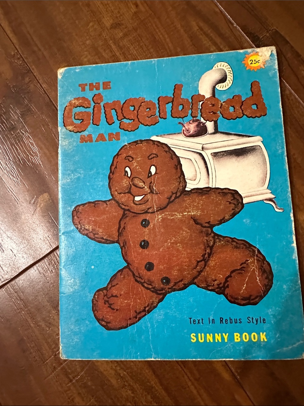 Vintage The Gingerbread Man Sunny Book Childrens Fairy Tale 25 Cent Paperback